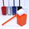 Toilet Brush Holder, Orange, Decorative, Square